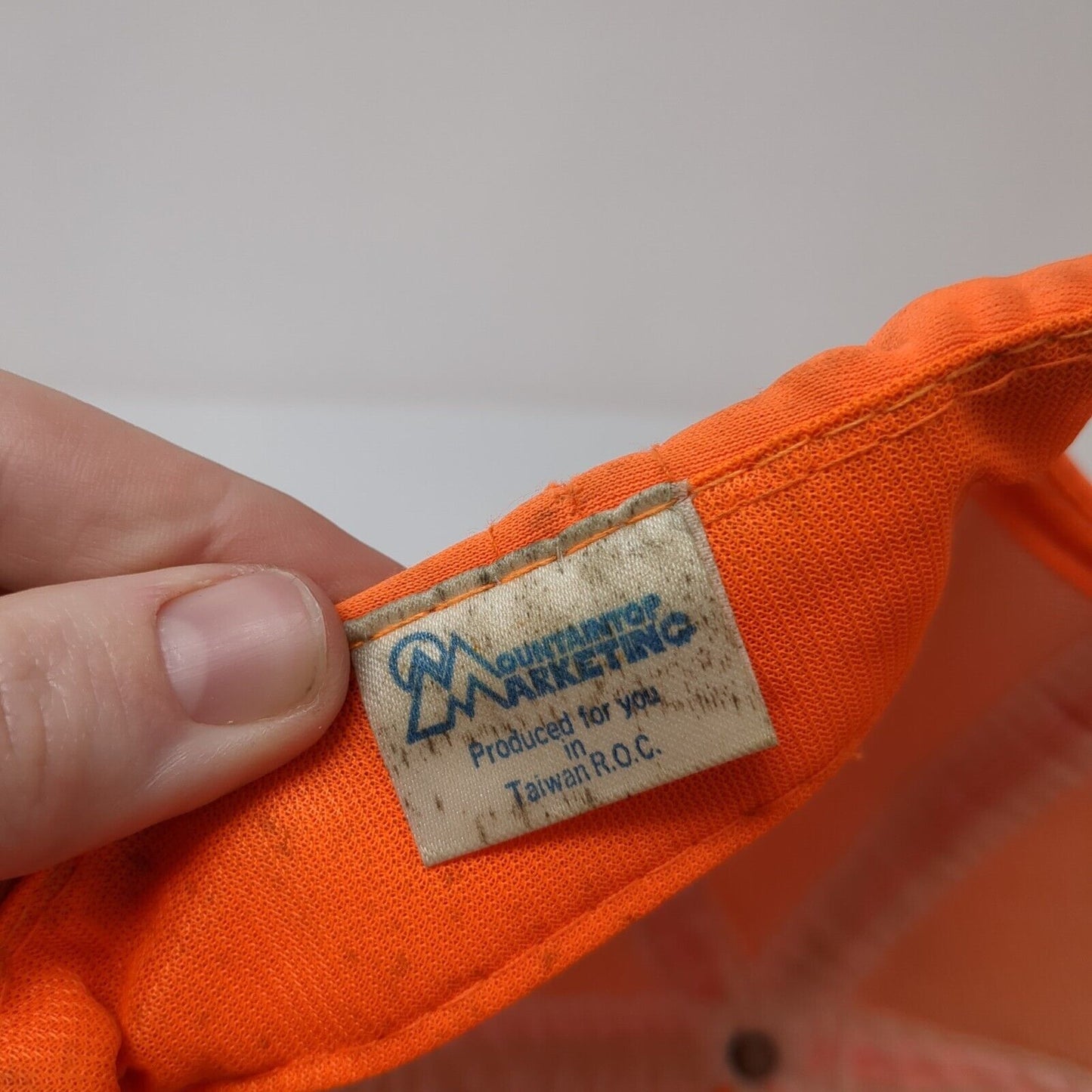 Deer Hunting Snapback Hat Orange One Size Adjustable Embroidered Mountain Top