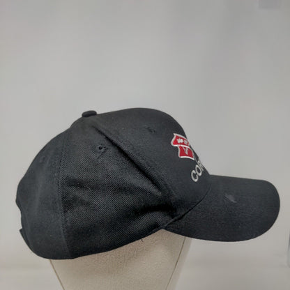 Corvette Strapback Hat Black One Size Adjustable Embroidered Hot Rods Plus