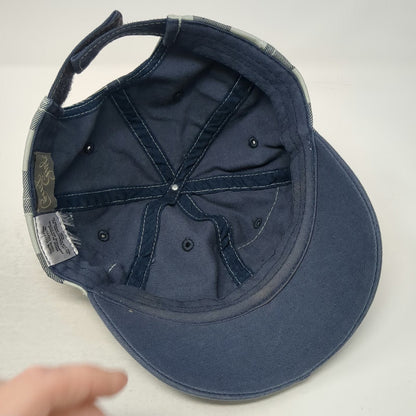 Cruel Girl Baseball Cap Blue White One Size Zipper Side Pocket Strapback Hat