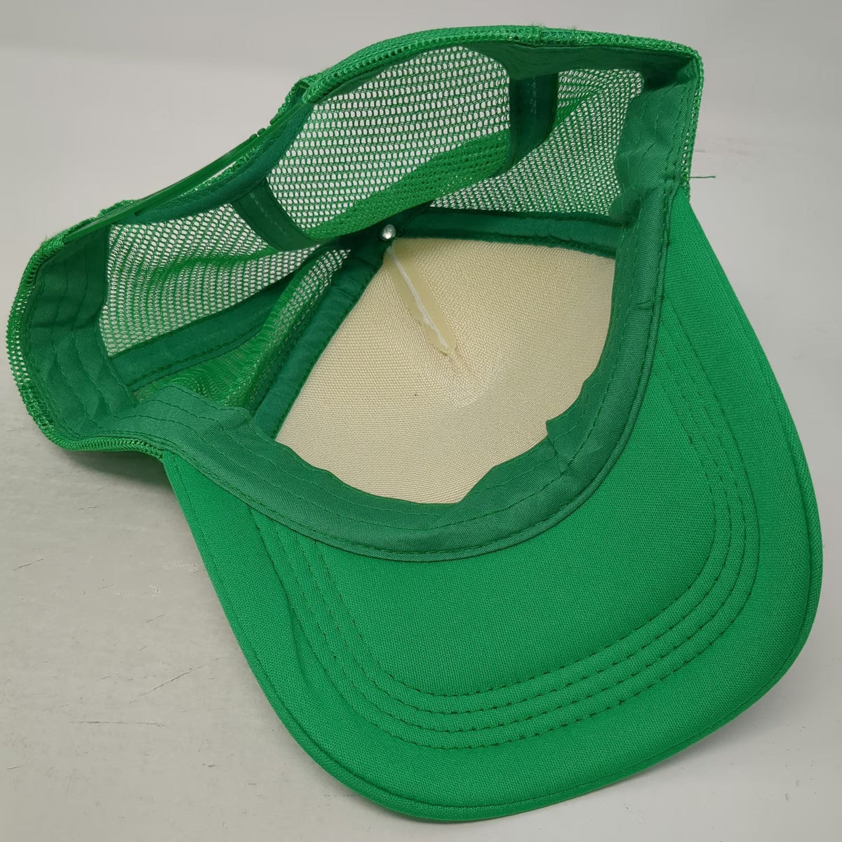 Sea Isle Spiked Iced Tea Trucker Hat Green One Size Mesh Snapback Foam Front Cap