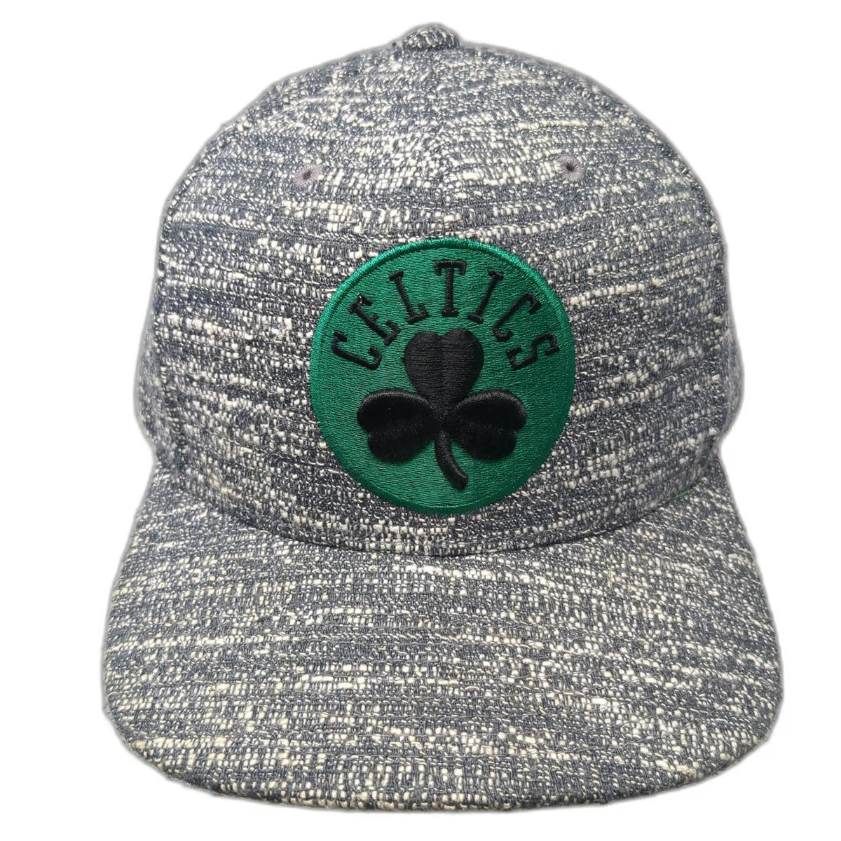 Mitchell & Ness Boston Celtics NBA Snapback Gray Green Black One Size Tweed Hat