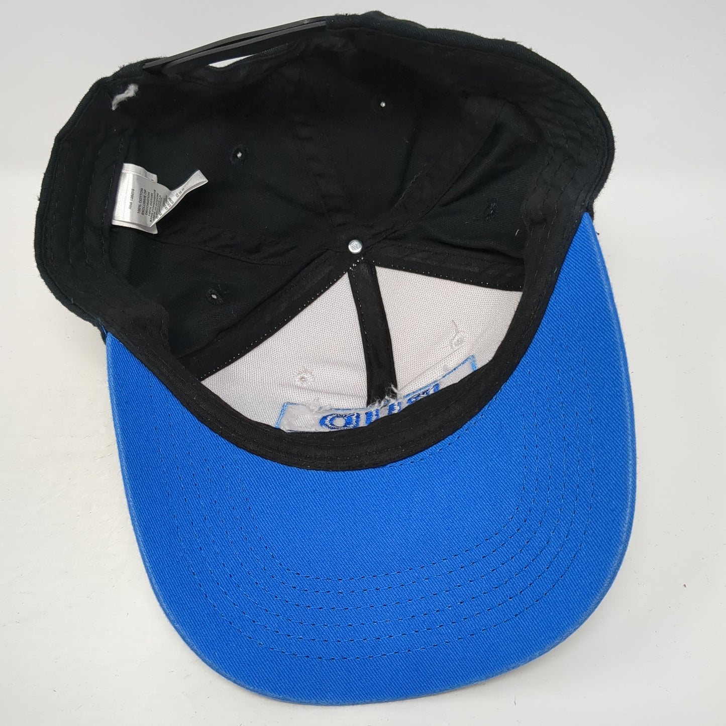 Bud Light Snapback Hat Black One Size Adjustable Embroidered 6 Panel Cotton