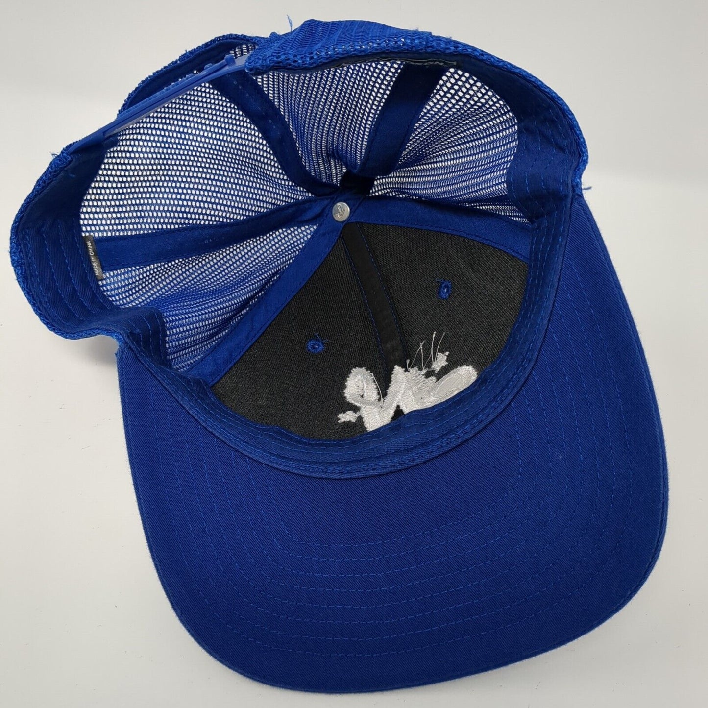 North Boise Snapback Trucker Hat Blue One Size Adjustable Mesh Back Richardson