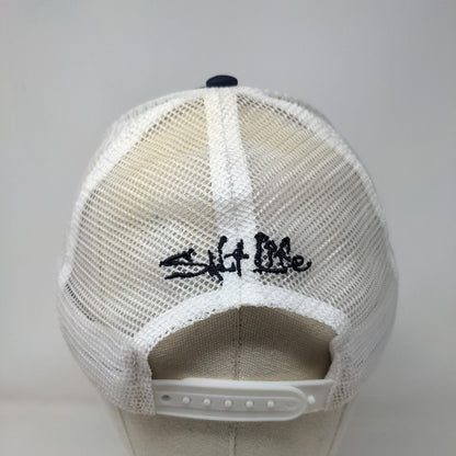 Salt Life Estd 2003 Snapback Trucker Hat Blue OSFM Embroidered Mesh Back