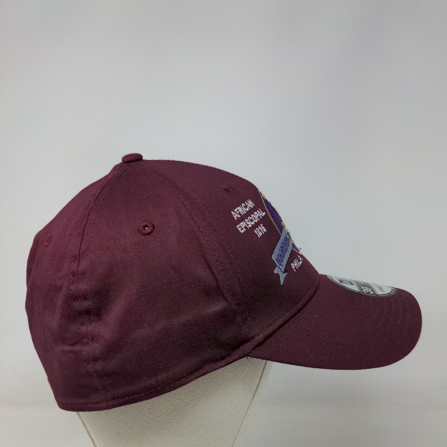 50th Quadrennial Session Fitted Hat Red Burgundy L/XL 6 Panel 39Thirty New Era