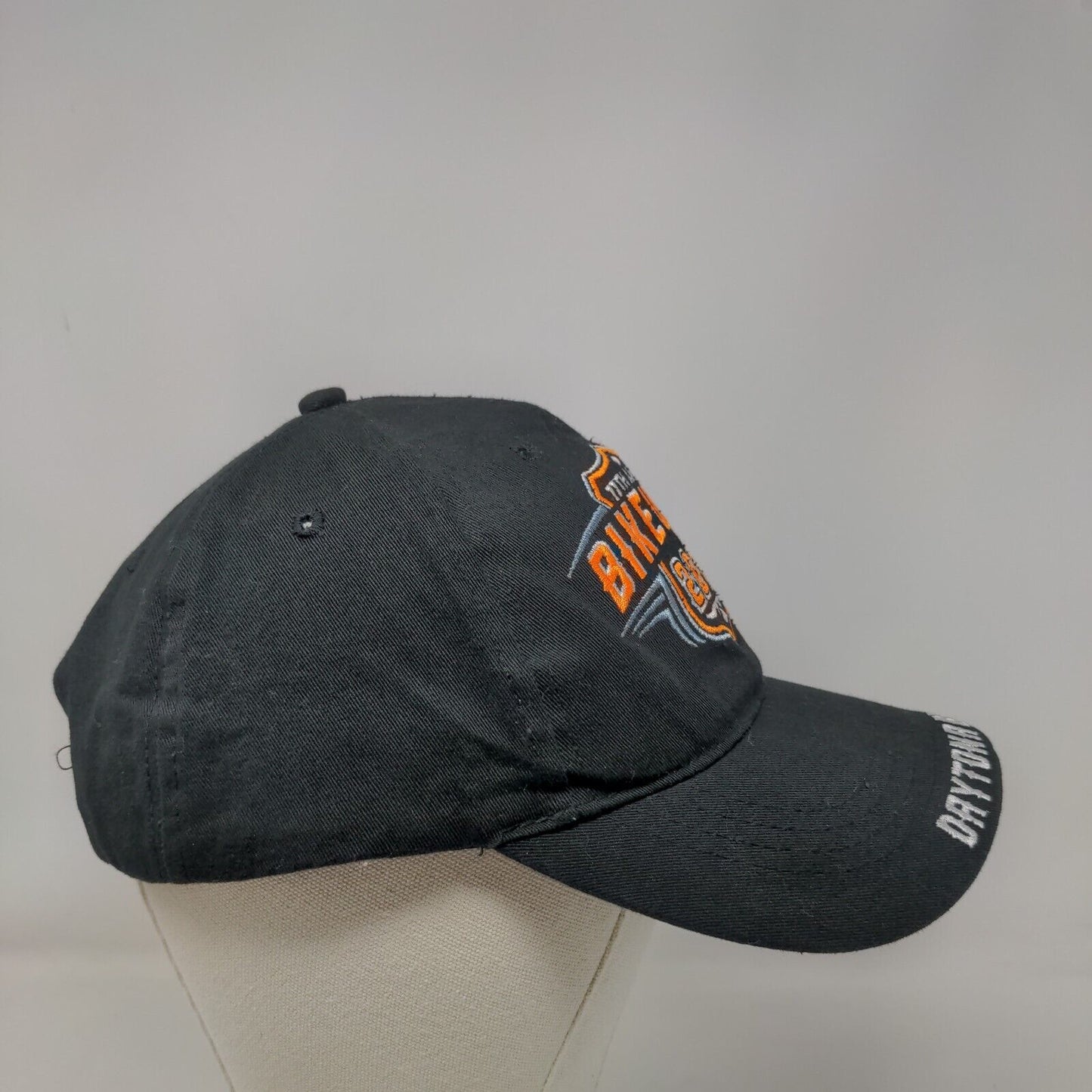 77th Annual Bike Week 2018 Strapback Hat Black OSFM Embroidered Capsmith