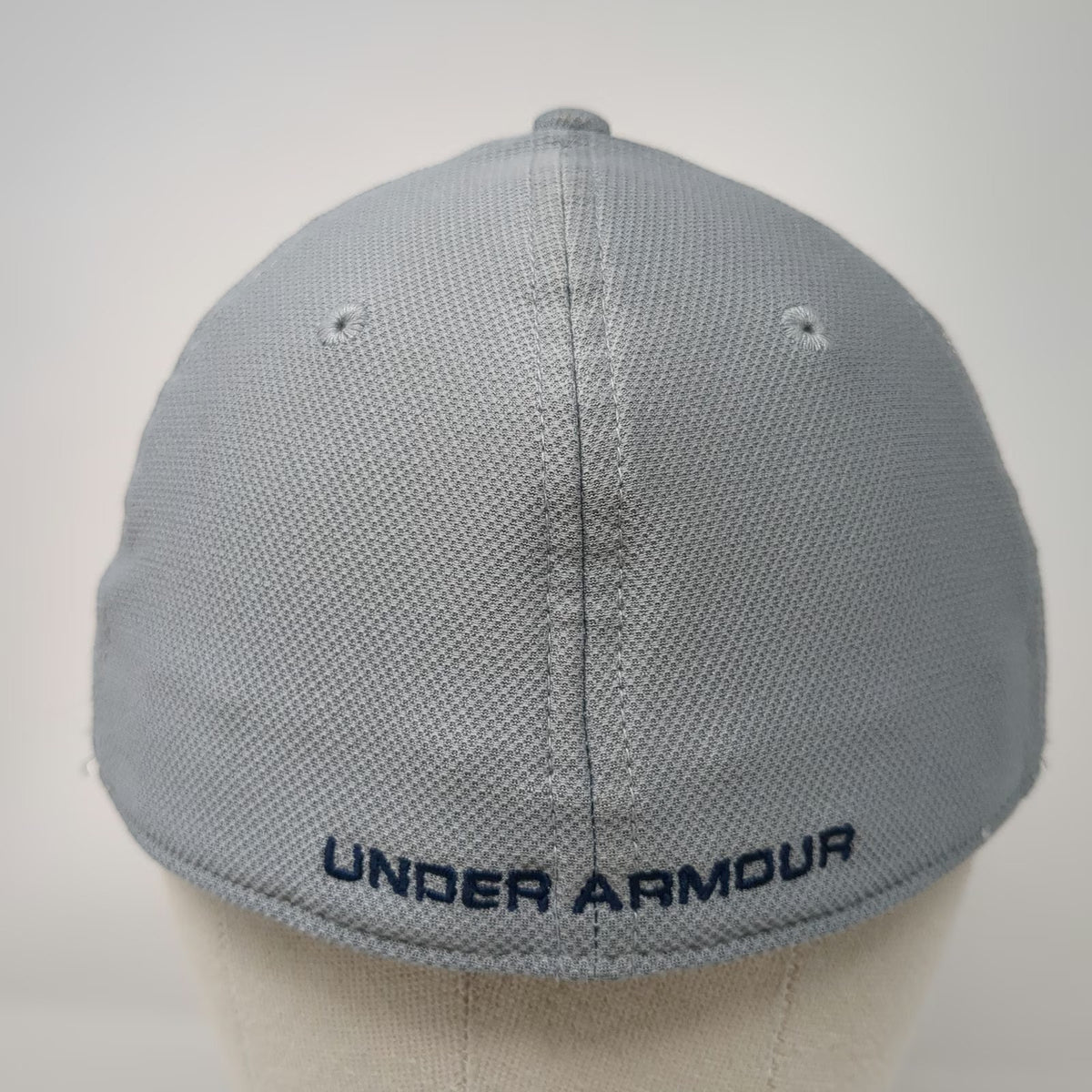 Under Armour Baseball Cap Gray XL USA Flag Logo Stretch Fit Freedom Mesh Hat