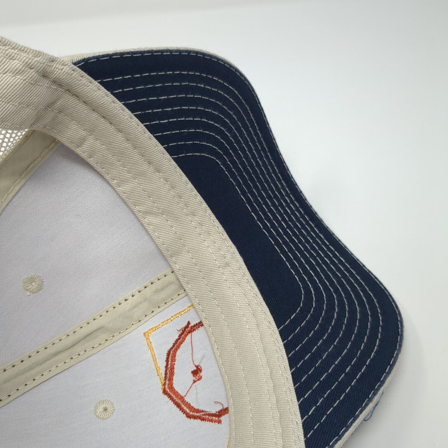 GROWhuts Strapback Trucker Hat Blue One Size Adjustable Mesh Back OC Sports