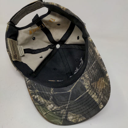 Outdoor Cap Men's Strapback Hat Camo OSFM Flatwillow Creek Outfitters Logo Deer