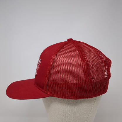 Jo and The Ho Gotta Go Trump 24 Snapback Trucker Hat Red OS Mesh Port Authority