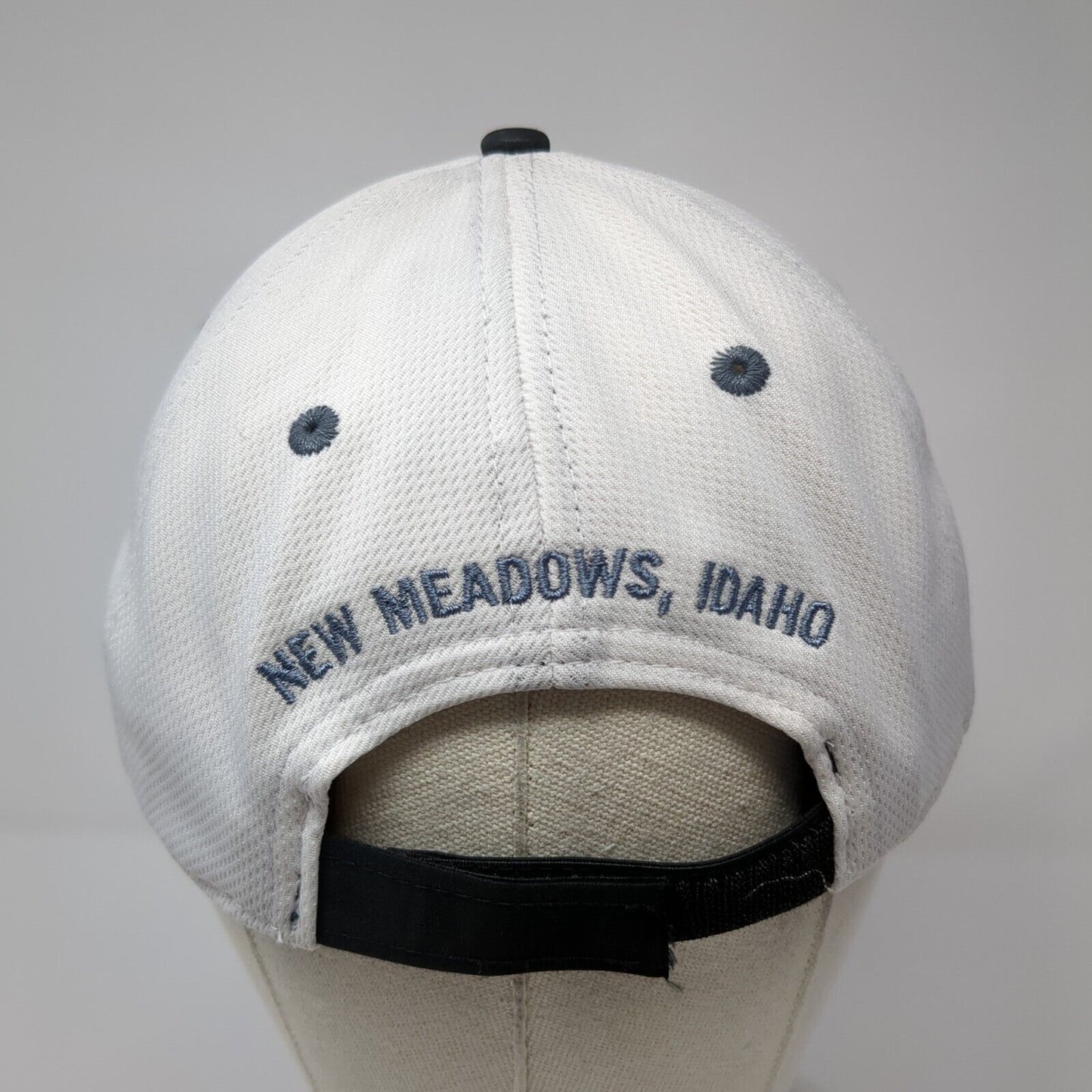 Meadow Creek Golf Resort Strapback Hat Black OS Adjustable Embroidered Pukka