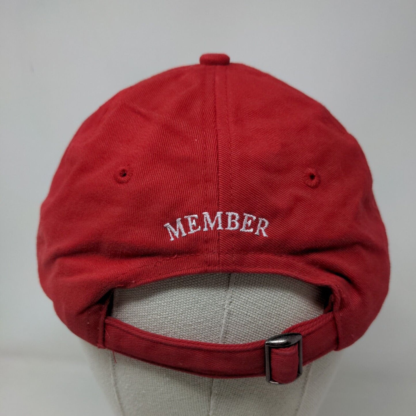 Disney Vacation Club Member Slideback Hat Red 58cm Embroidered Walt Disney