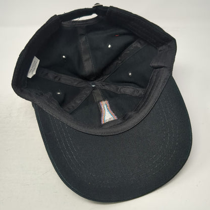 Black Baseball Cap One Size Cotton Slideback Embroidered Bottle HQ Graphic Hat