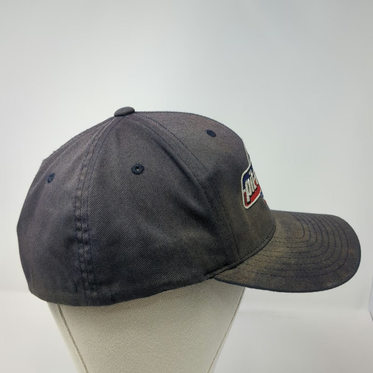 Port Authority pit-stop-USA Embroidered Logo Baseball Cap Blue XL Fitted Hat