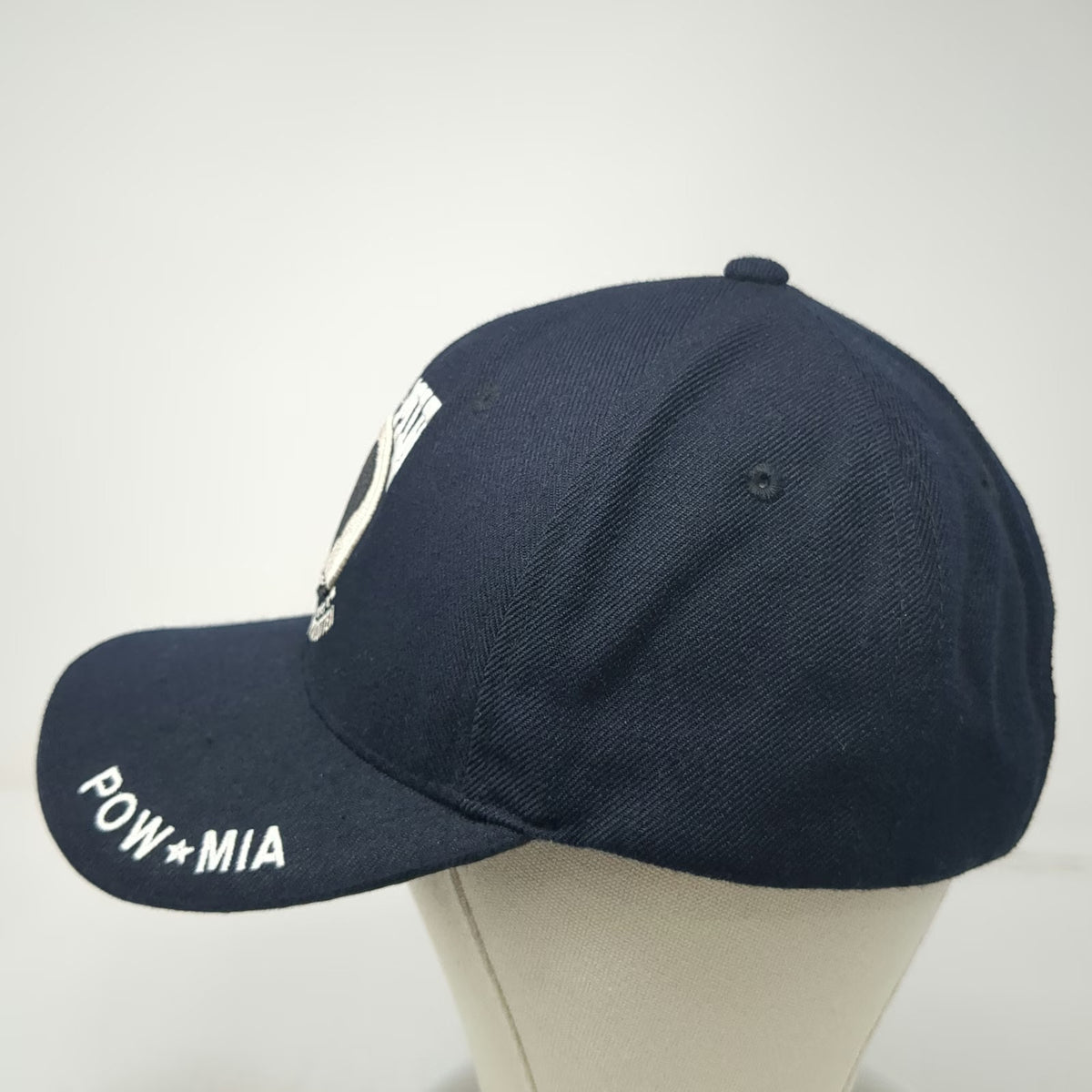 Rapid Dominance POW MIA Hat Blue Baseball Cap OSFM Military Veteran Strapback