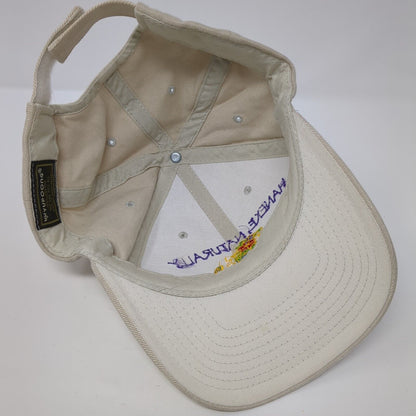 Haneke Naturally Watering Can Strapback Hat Tan One Size 6 Panel Yupoong
