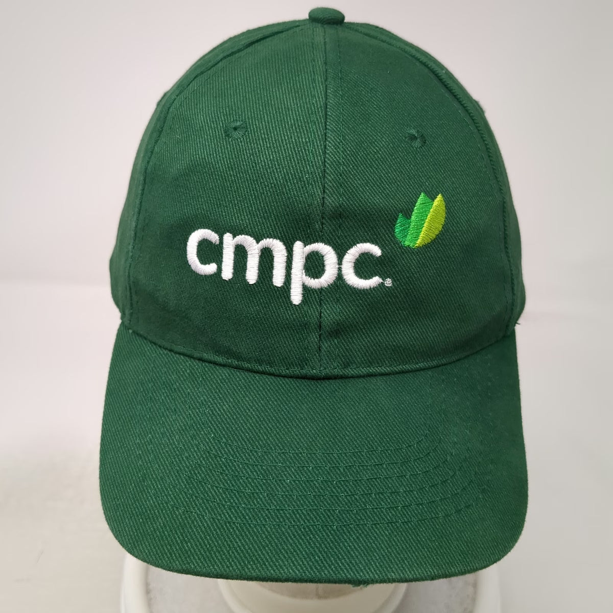 SOL'S CMPC Logo Baseball Cap Green One Size Slideback Cotton Hat Embroidered