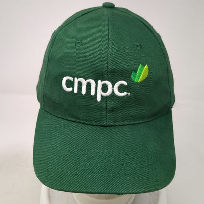 SOL'S CMPC Logo Baseball Cap Green One Size Slideback Cotton Hat Embroidered