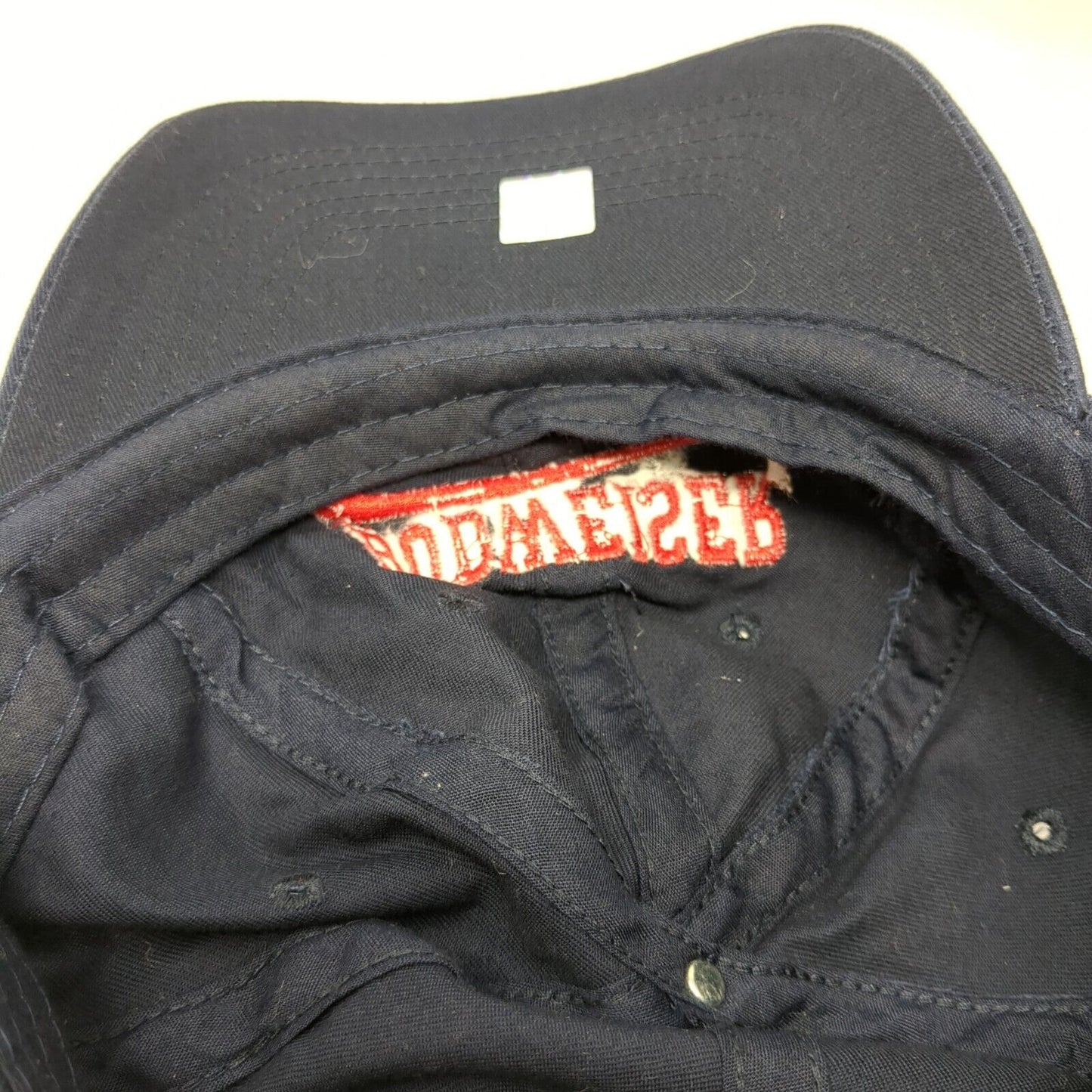Budweiser Strapback Hat Blue One Size Adjustable Embroidered 6 Panel