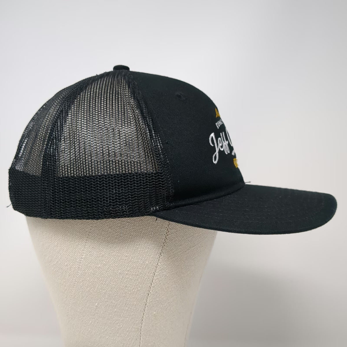 Port Authority Trucker Hat Black One Size Jeff Crosby Band Runnin Free Snapback