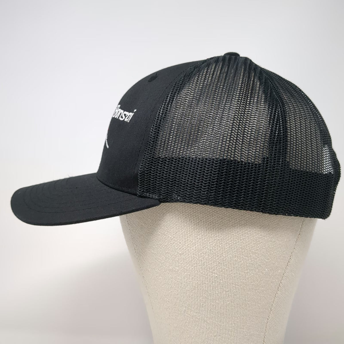 Richardson 112 Trucker Hat Black One Size High Desert Bonsai Mesh Snapback