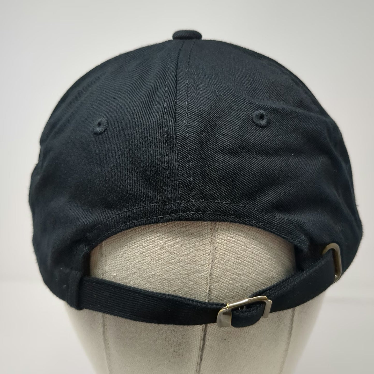 Yupoong Baseball Cap Black One Size NH PBS Logo Hat Adjustable Slideback Pin