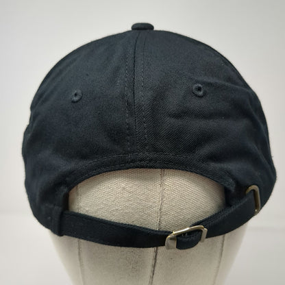 Yupoong Baseball Cap Black One Size NH PBS Logo Hat Adjustable Slideback Pin