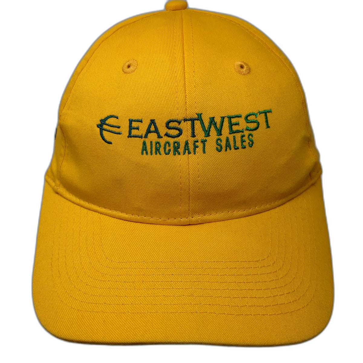 Port & Company Baseball Cap Yellow One Size Cessna Eastwest Aircraft Sales Hat