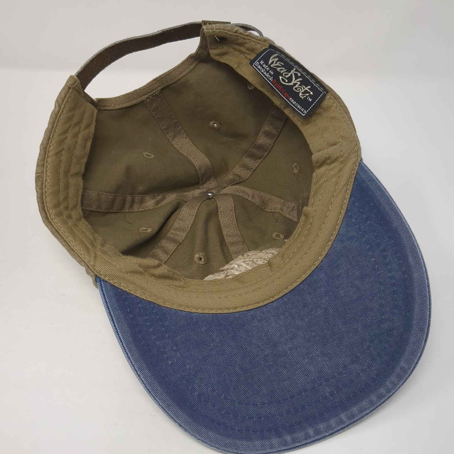 Enjoy Coca-Cola Slideback Hat Multi One Size Colorblock Leather Strap