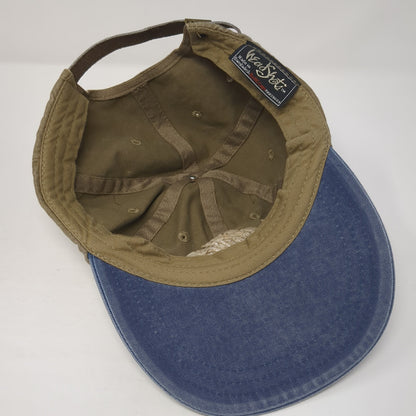 Enjoy Coca-Cola Slideback Hat Multi One Size Colorblock Leather Strap