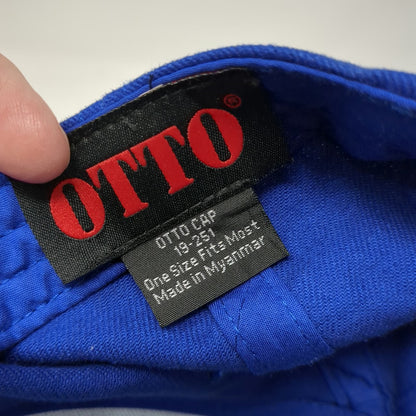 OTTO Baseball Cap Blue White One Size FANTASY RV TOURS Strapback Structured Hat