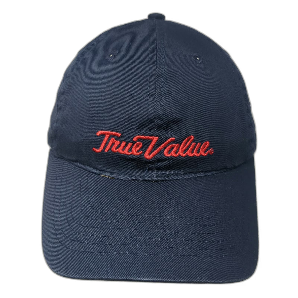 True Value Baseball Cap Blue One Size Strapback Cotton Help Is Around Corner Hat