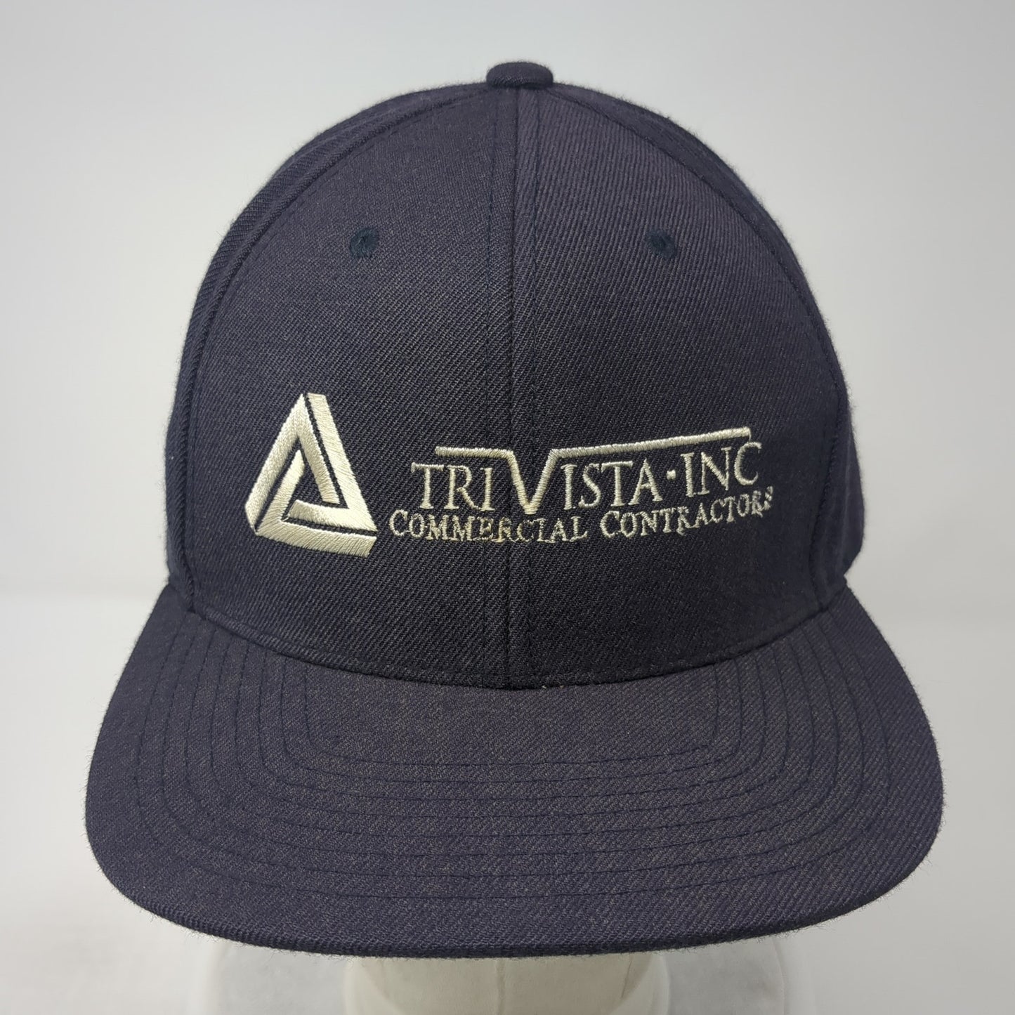 TriVista-Inc Commercial Contractors Snapback Hat Blue One Size Classics Yupoong