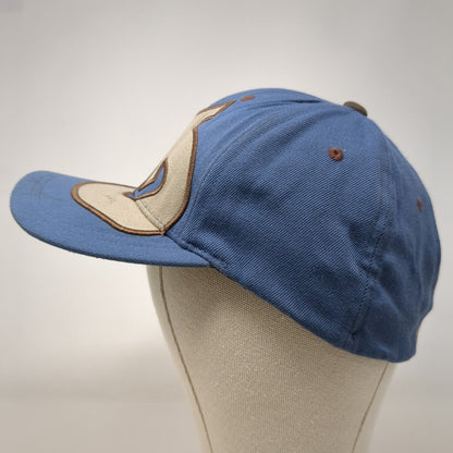 Burton Fitted Hat Blue S/M Flexfit Embroidered Lightweight Vented Holes Yupoong