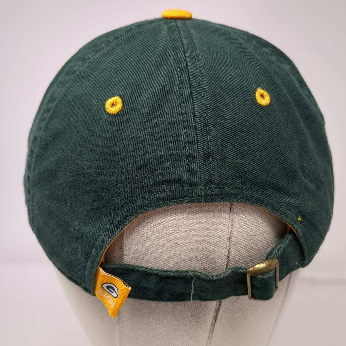 Green Bay Packers NFL Reebok Cap One Size Rhinestone Studded Yellow Adjustable