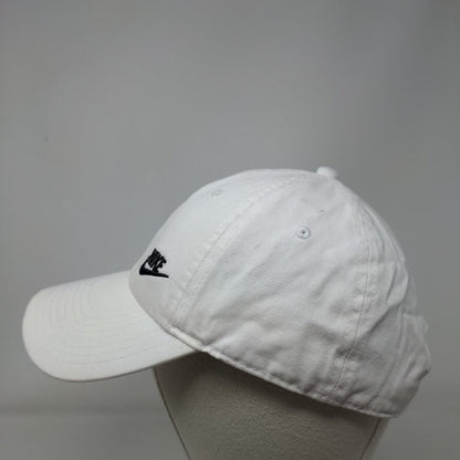 Nike Slideback Hat White OSFM Adjustable Embroidered 6 Panel Heritage86