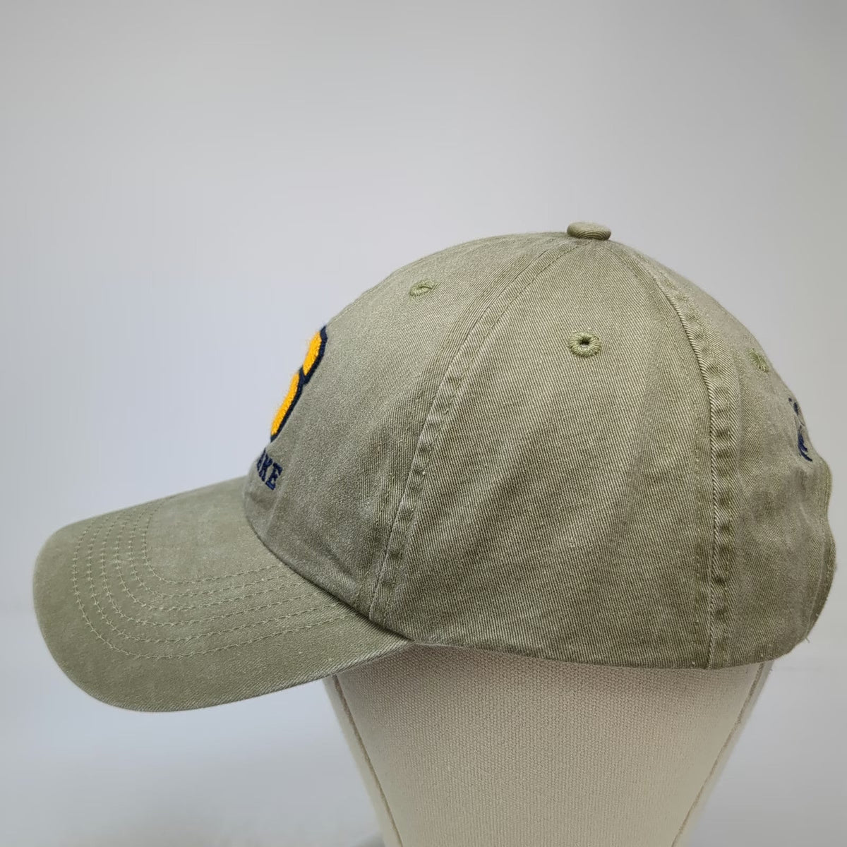 Fahrenheit Baseball Cap Green One Size Squam Lake Beer Mug Strapback hat Logo NH