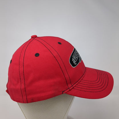 Western Trailers 1969-2019 Strapback Hat Red One Size Adjustable Embroidered
