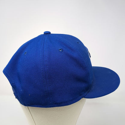 Toronto Blue Jays MLB New Era Snapback Hat Blue OSFM Flat Brim Gray Undervisor