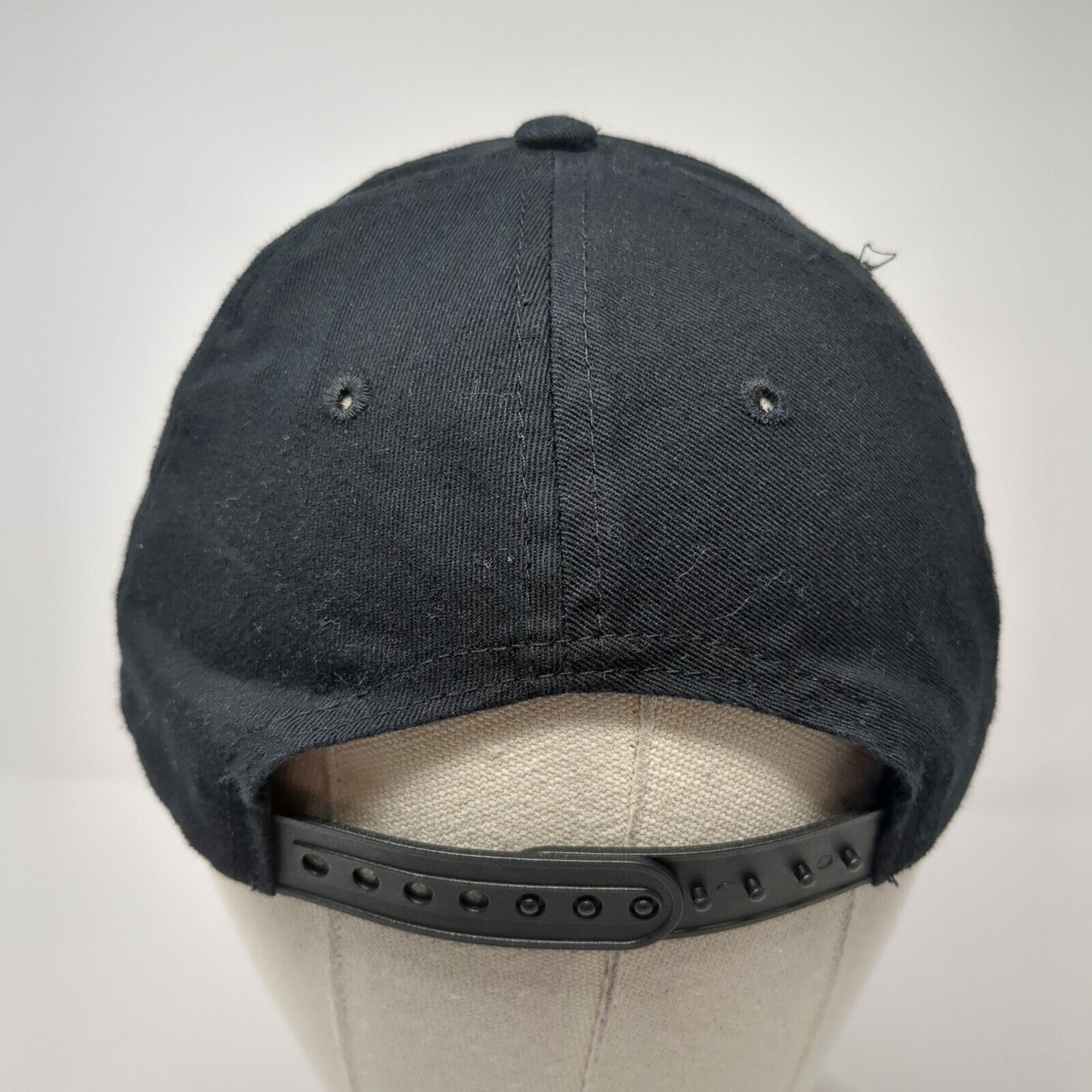 Canada Snapback Hat Black One Size Adjustable Embroidered Patriotic Cotton