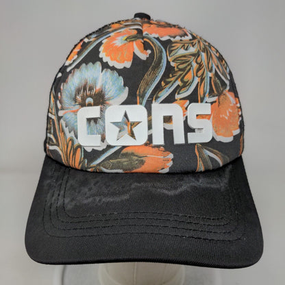 Cons Snapback Trucker Hat Multicolor One Size Floral Mesh Back Converse