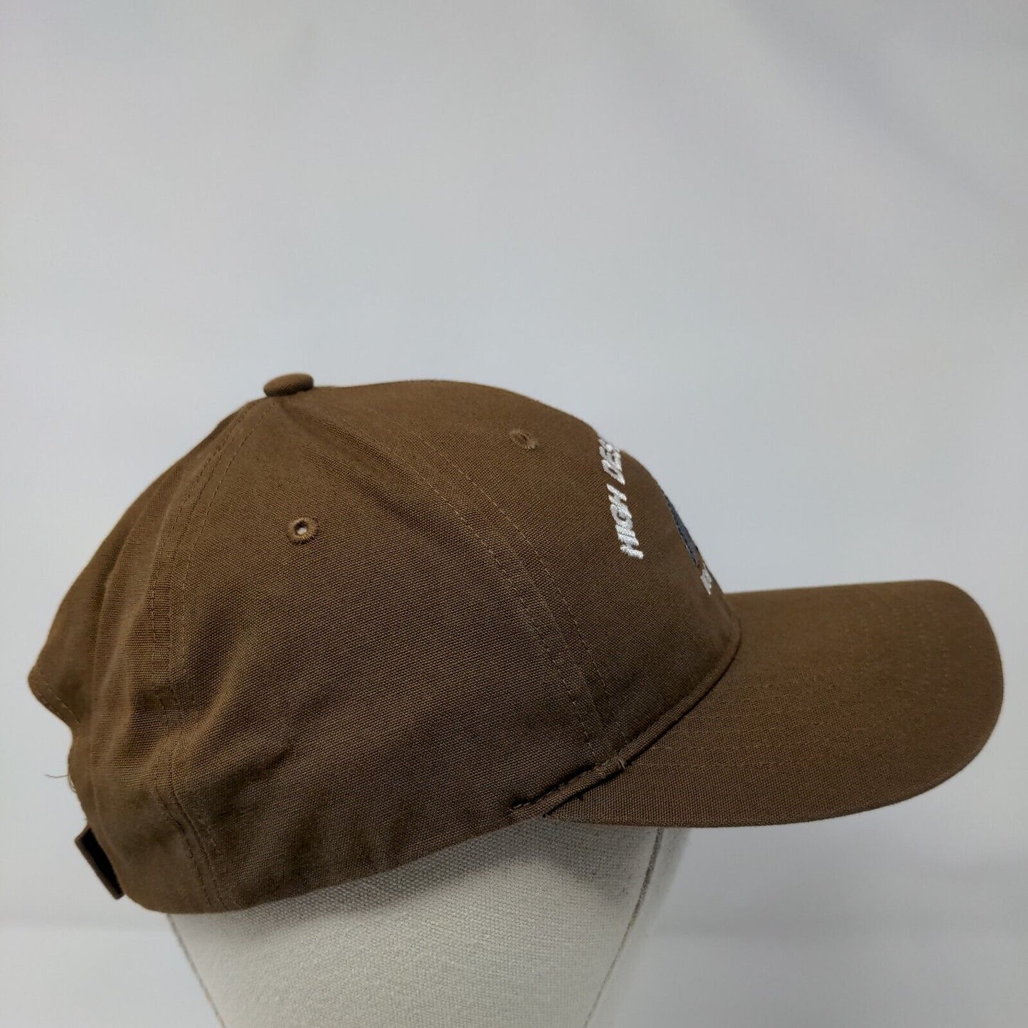 High Desert Pointing Dog Club Strapback Hat Brown One Size Embroidered