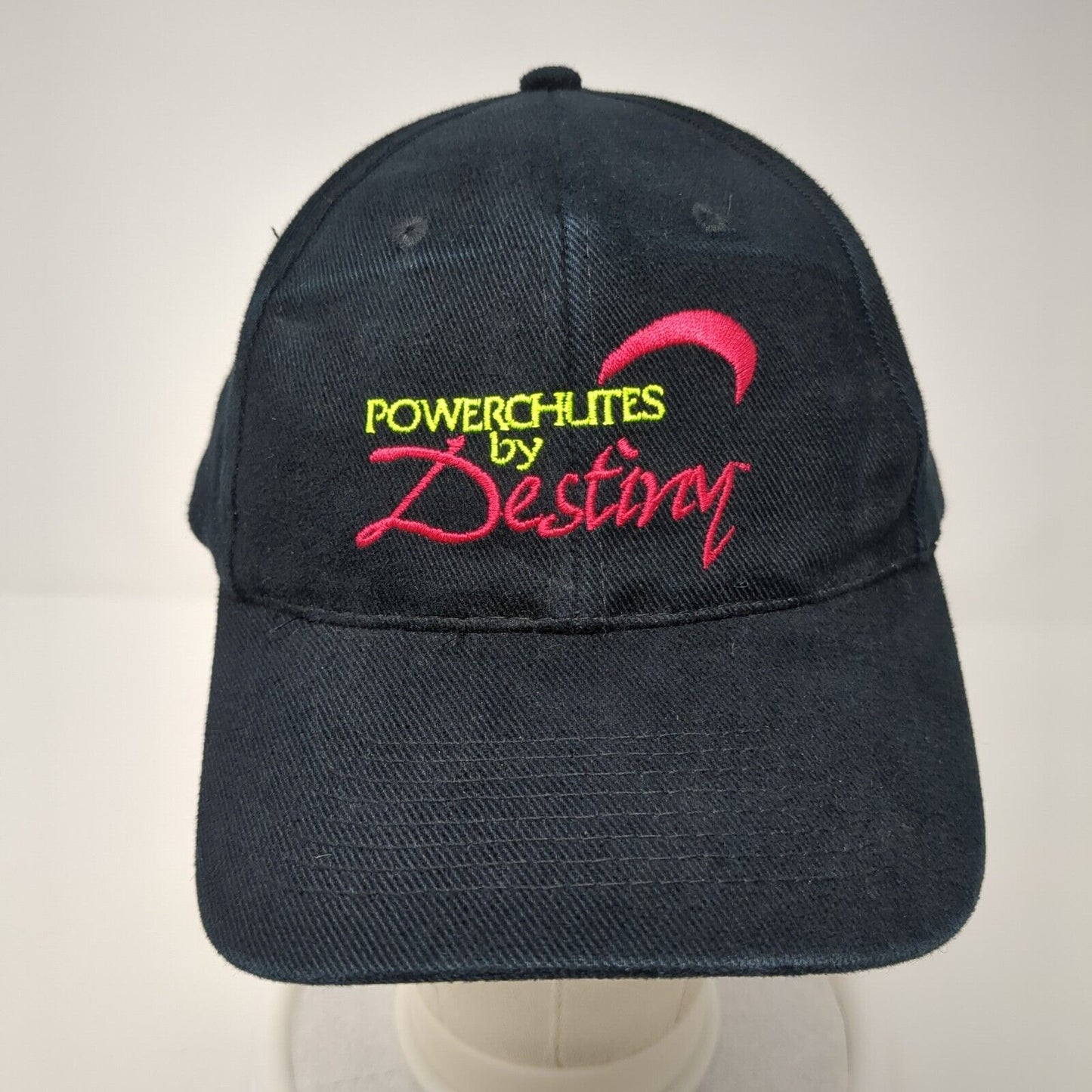Powerchutes By Destiny Snapback Hat Black OSFA Adjustable Embroidered
