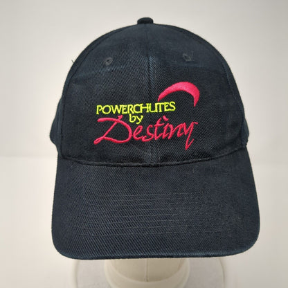 Powerchutes By Destiny Snapback Hat Black OSFA Adjustable Embroidered