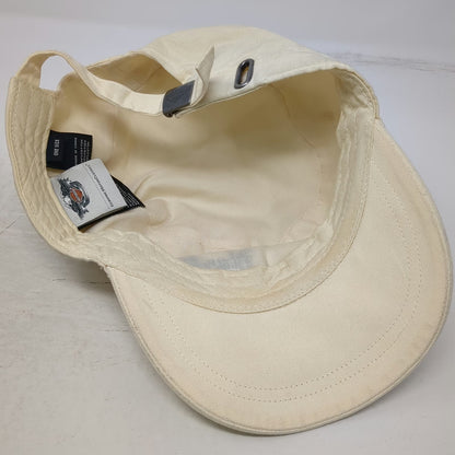 Harley-Davidson Army Cap Beige One Size Cotton Slideback Embroidered Logo Hat