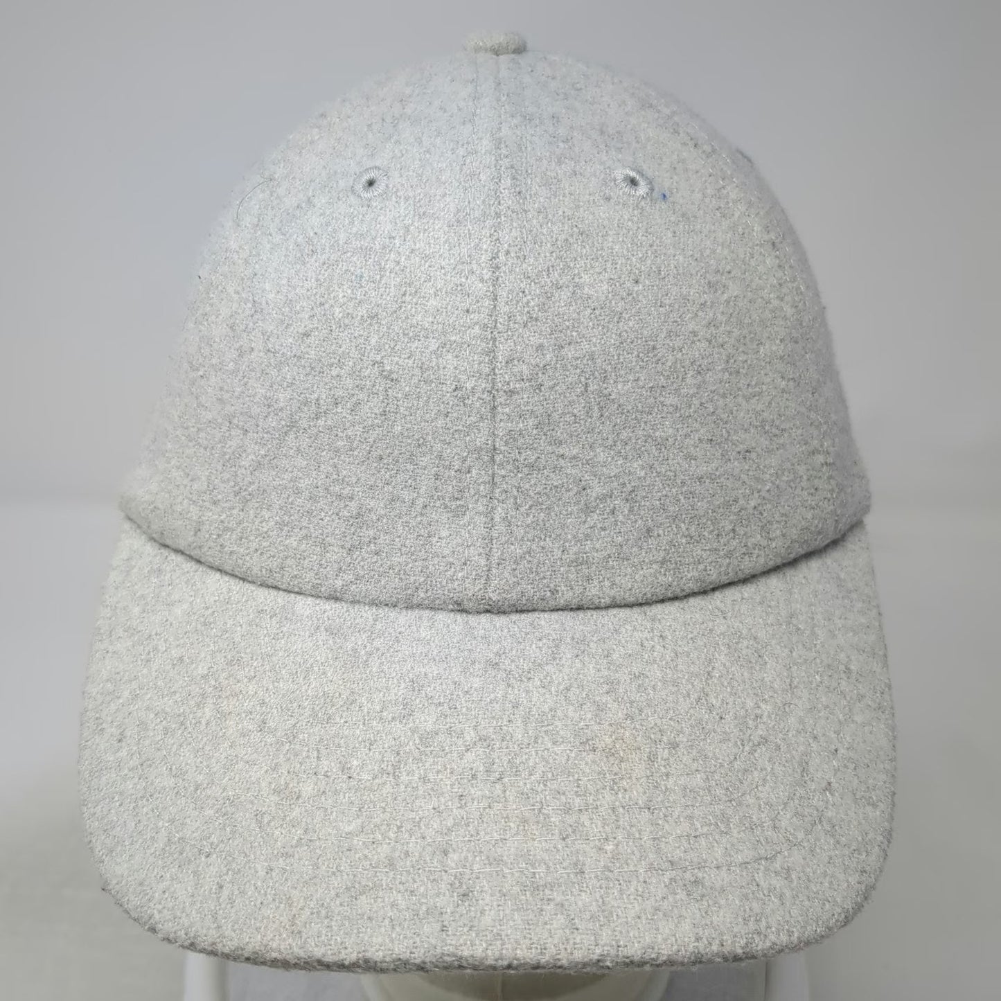 Aeropostale Baseball Cap Gray One Size Wool Blend Adjustable Slideback Hat