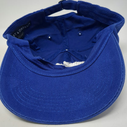 Port & Company Baseball Cap Blue One Size Blue Cross of Idaho Logo Hat Slideback