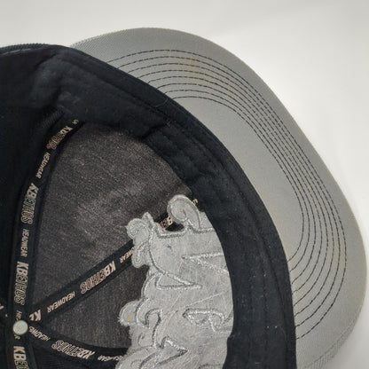 NY New York Fitted Hat Black Size XL Embroidered 6 Panel KB ETHOS Headwear