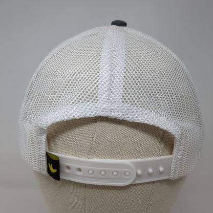 Simplot Gadwear Solutions Snapback Trucker Hat Gray OS Adjustable Mesh Back