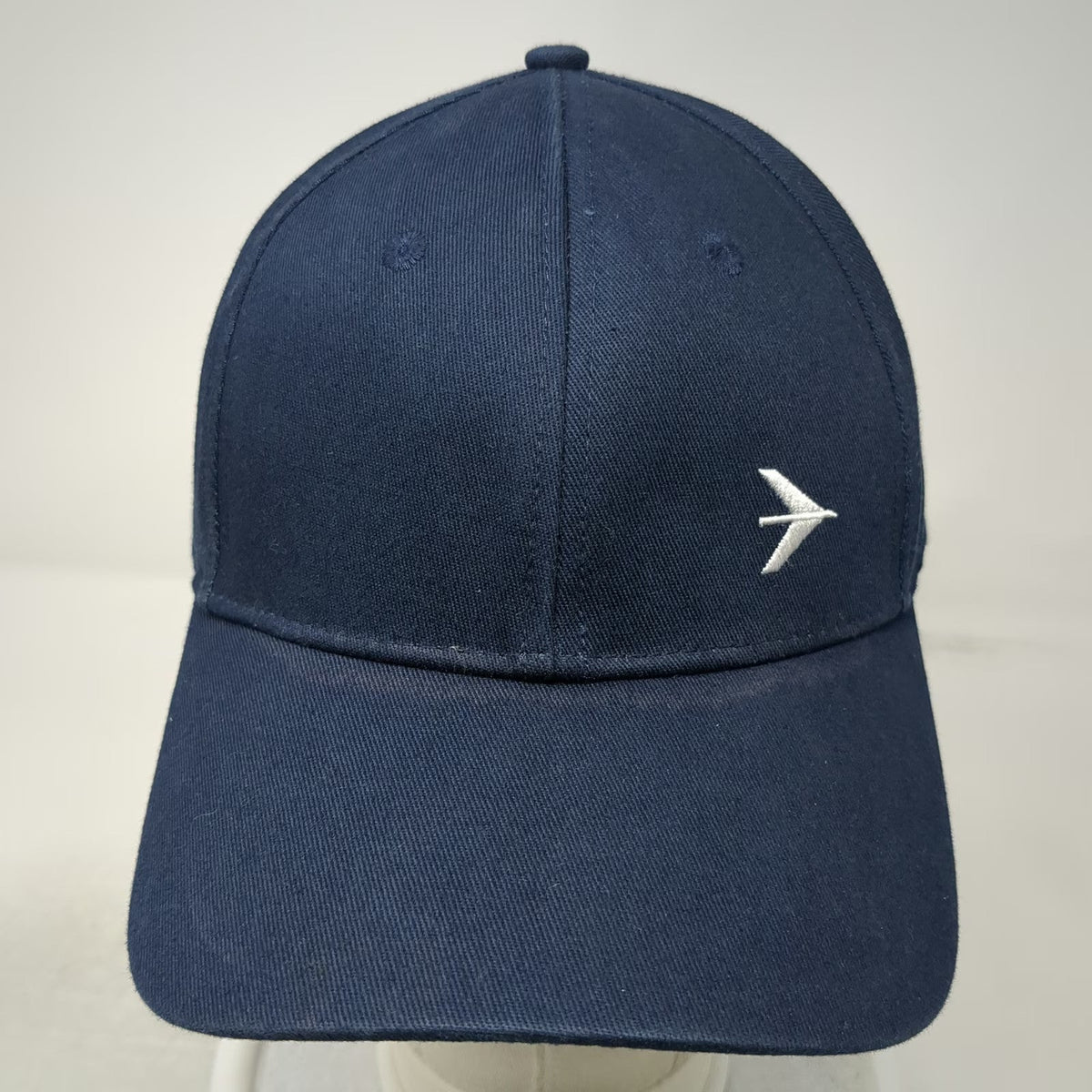 Embraer Baseball Cap Blue One Size Slideback Hat Embroidered Logo Aviation